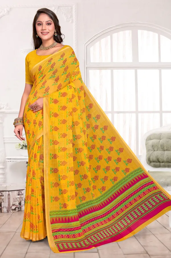 Georgette_Silk_Saree