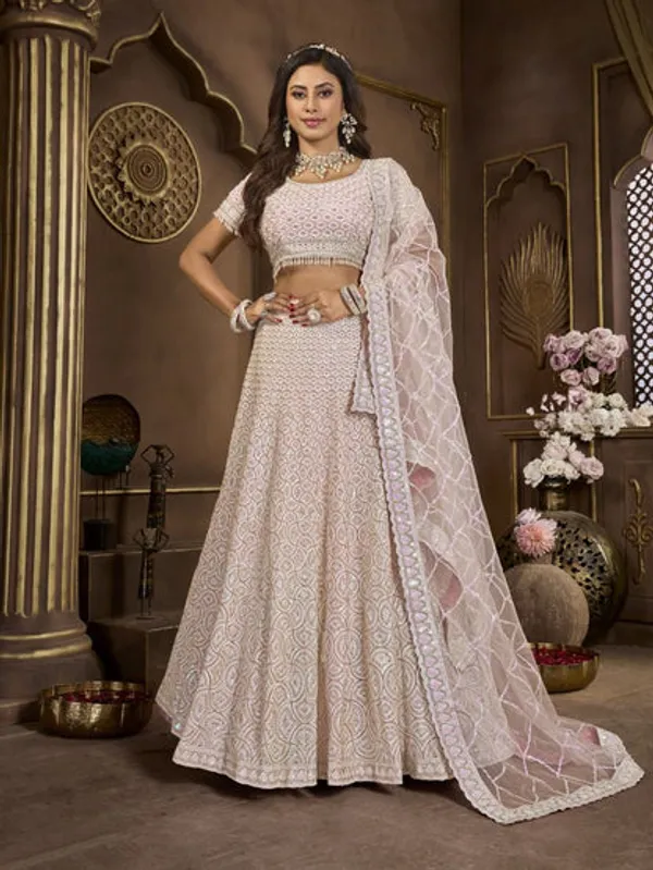 New_Semi_Stitiched_Bridal_Lehenga_Choli