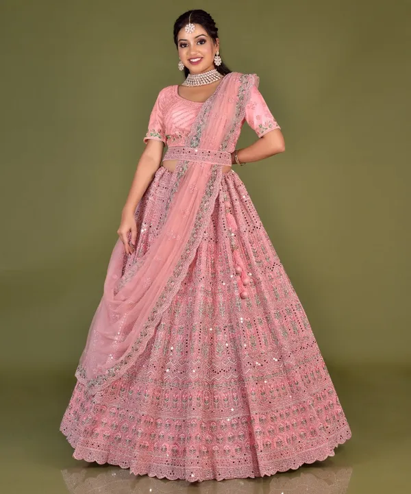 New_Wedding_And_Festival_Semi_Stitiched_Lehenga_Choli