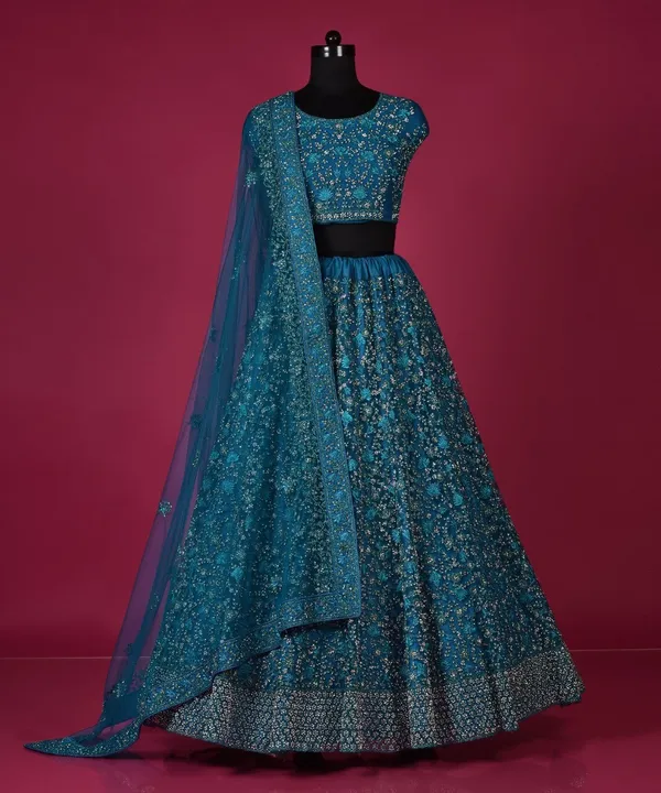 New_Wedding_And_Festival_Semi_Stitiched_Lehenga_Choli