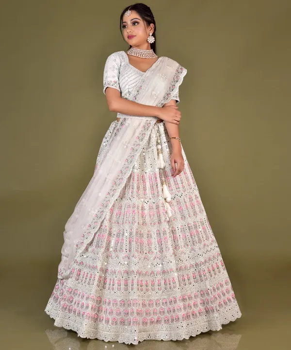 New_Wedding_And_Festival_Semi_Stitiched_Lehenga_Choli