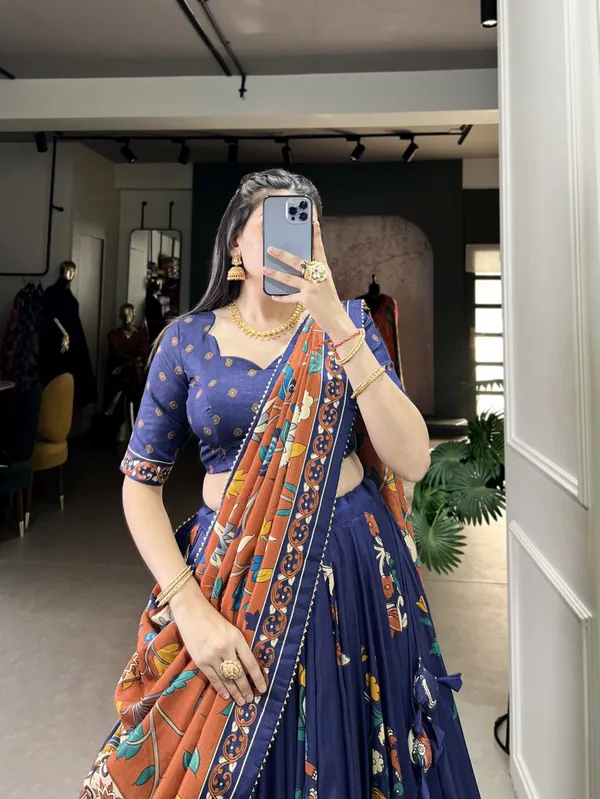 Latest_Semi_Stitched_Lehenga_Choli_With_Dupatta