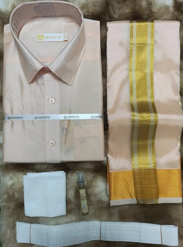 Art_Silk_Dothi_Set_Shirt_Dothi_Kerchief_Belt_3_In_1_Big_Border