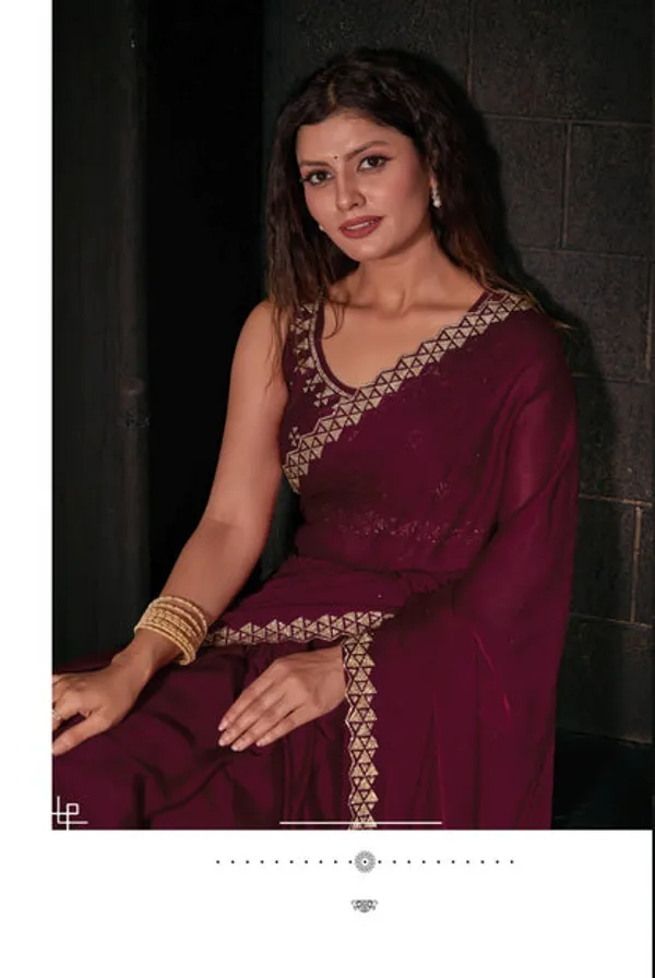 Georgette_Silk_Saree