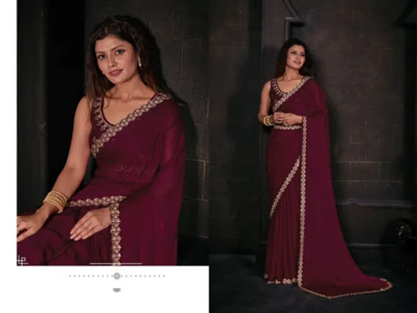 Georgette_Silk_Saree