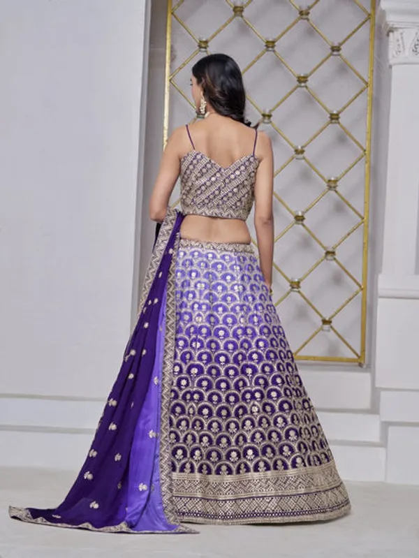 Latest_Semi_Stitched_Lehenga_Choli_With_Duppatta