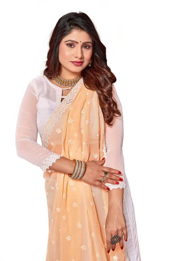 Georgette_Silk_Saree