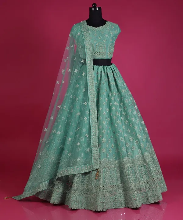 New_Wedding_And_Festival_Semi_Stitiched_Lehenga_Choli