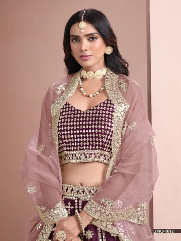 Latest_Semi_Stitched_Lehenga_Choli_With_Dupatta