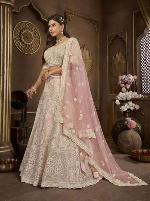 New_Semi_Stitiched_Bridal_Lehenga_Choli