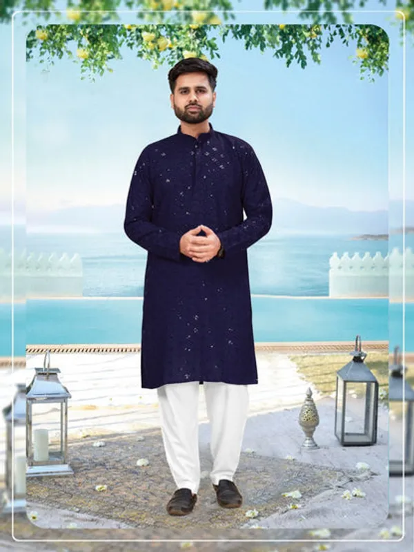Latest_Designer_Readymade_Kurta_Pyjama