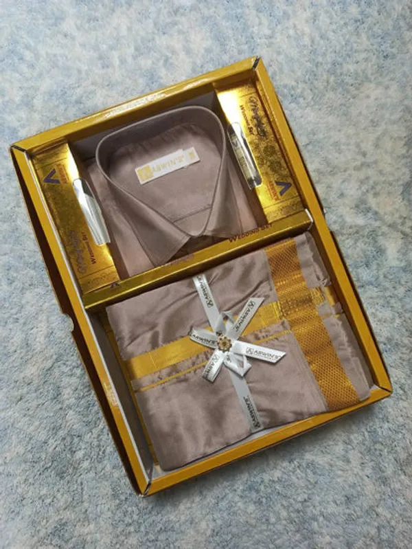 Art_Silk_Dothi_Set_Shirt_Dothi_Kerchief_Belt_3_In_1_Small_Border
