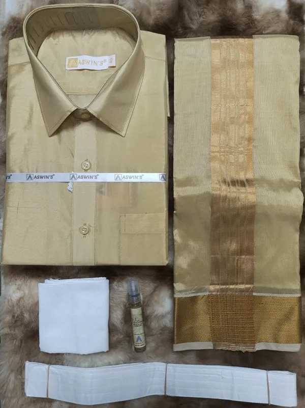 Art_Silk_Dothi_Set_Shirt_Dothi_Kerchief_Belt_3_In_1_Big_Border