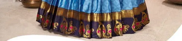 New_Semi_Stitiched_Banarasi_Lehenga_Choli