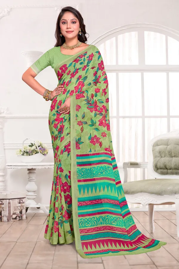 Georgette_Silk_Saree