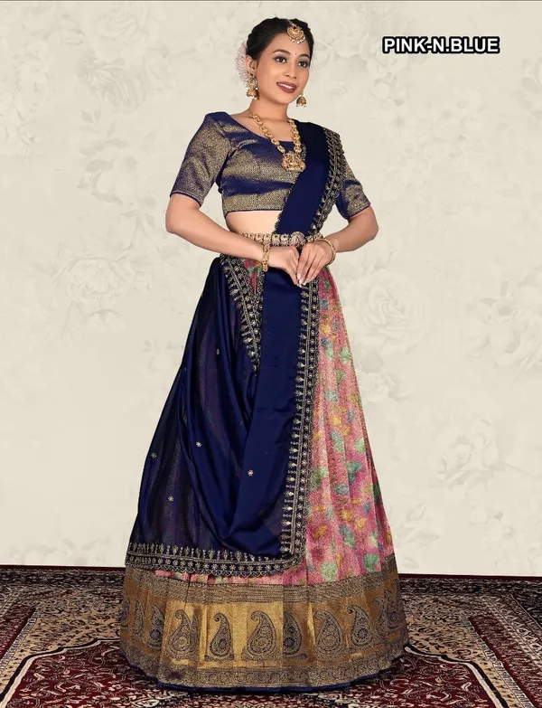 Latest_Semi_Stitched_Lehenga_Choli_With_Dupatta