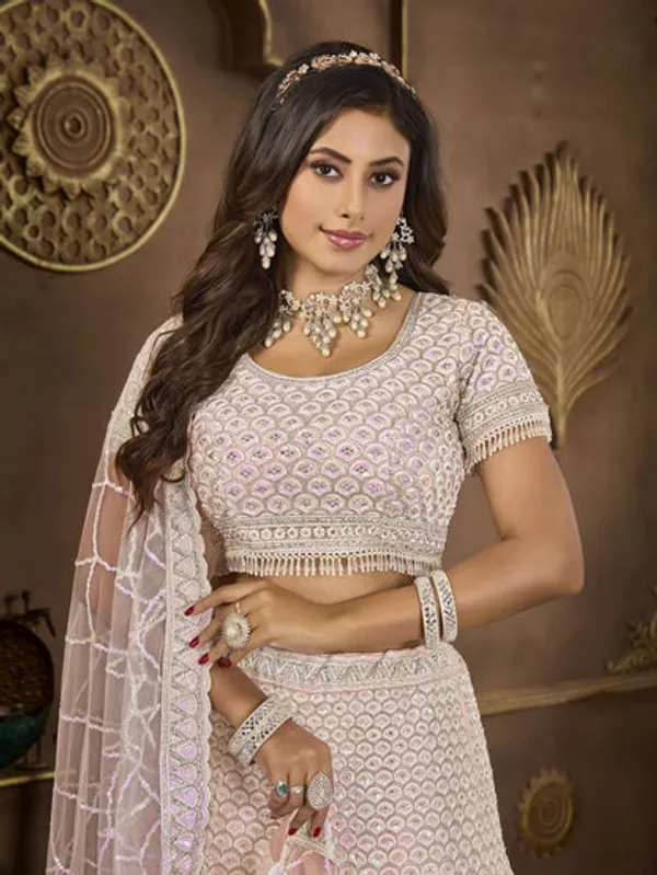 New_Semi_Stitiched_Bridal_Lehenga_Choli