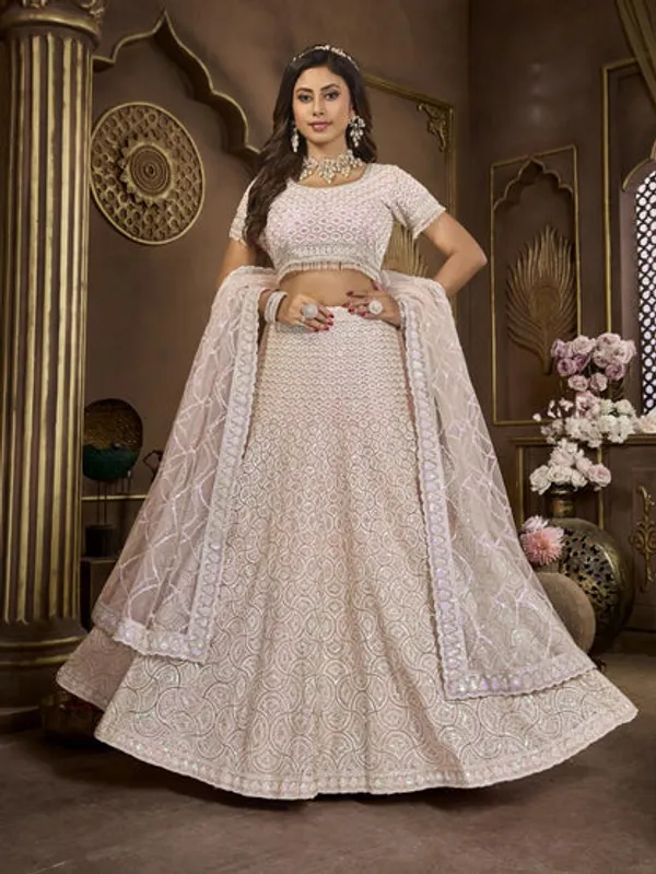 New_Semi_Stitiched_Bridal_Lehenga_Choli