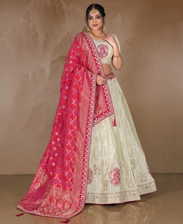 Latest_Semi_Stitched_Lehenga_Choli_With_Dupatta
