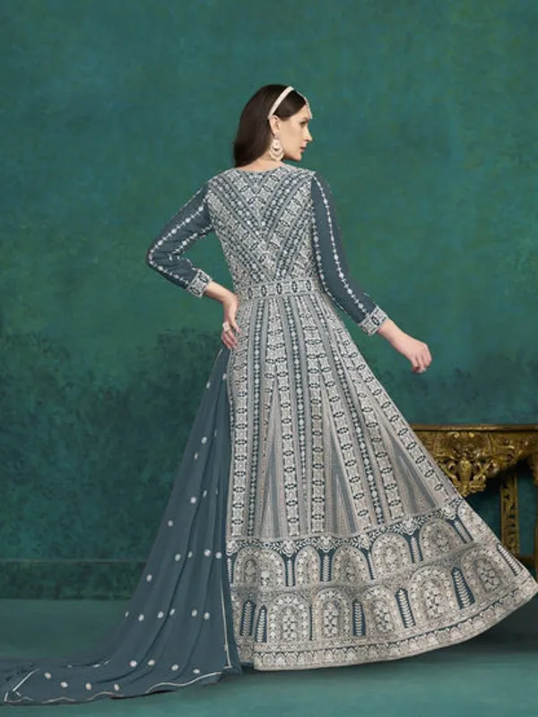 New_Semi_Stitiched_Georgette_Lehenga_Choli