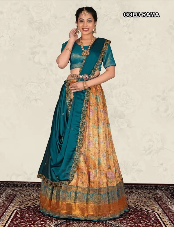 Latest_Semi_Stitched_Lehenga_Choli_With_Dupatta