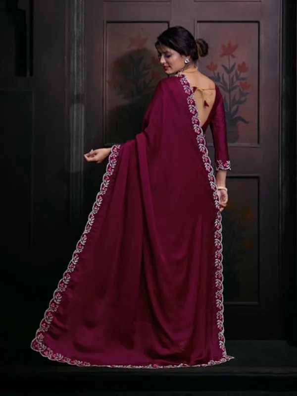 Georgette_Silk_Saree