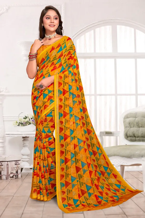Georgette_Silk_Saree