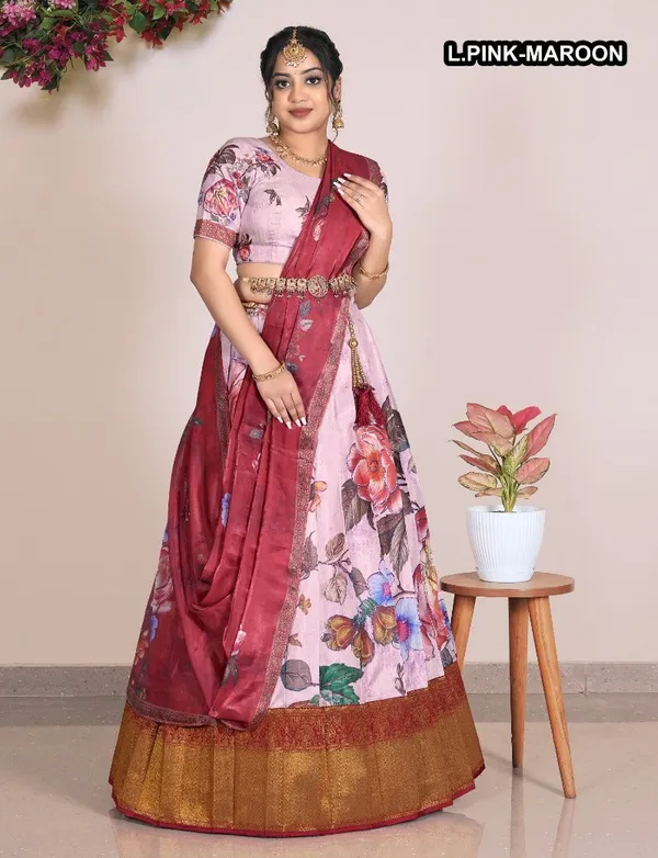 Latest_Semi_Stitched_Lehenga_Choli_With_Dupatta