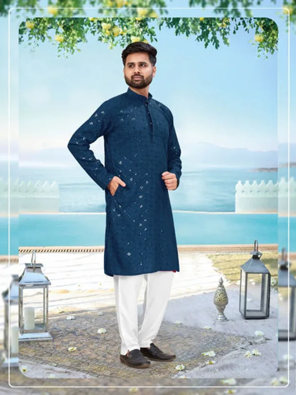 Latest_Designer_Readymade_Kurta_Pyjama