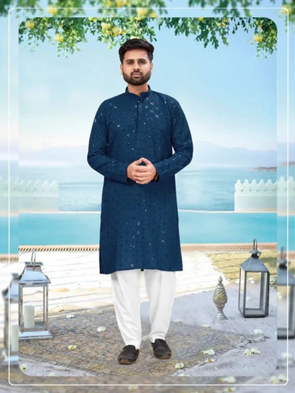 Latest_Designer_Readymade_Kurta_Pyjama