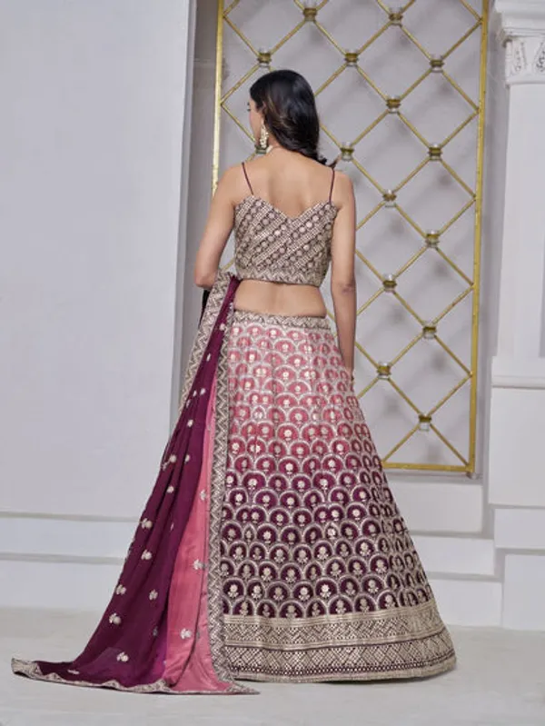 Latest_Semi_Stitched_Lehenga_Choli_With_Duppatta