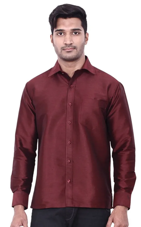 New_Maroon_Designer_Shirt
