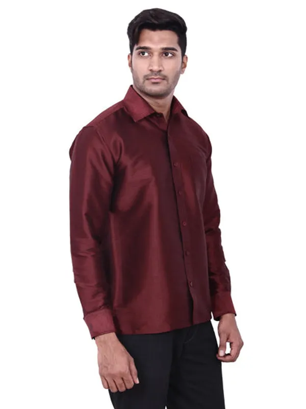 New_Maroon_Designer_Shirt