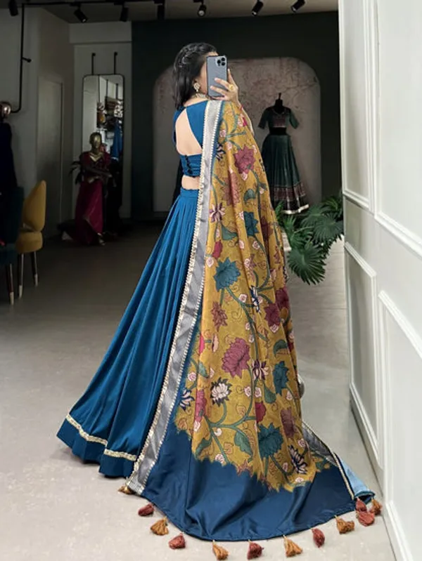 Latest_Semi_Stitched_Lehenga_Choli_With_Duppatta