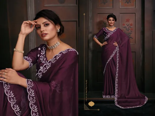 Georgette_Silk_Saree