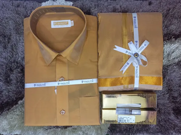 Art_Silk_Dothi_Set_Shirt_Dothi_Kerchief_Belt_3_In_1_Small_Border