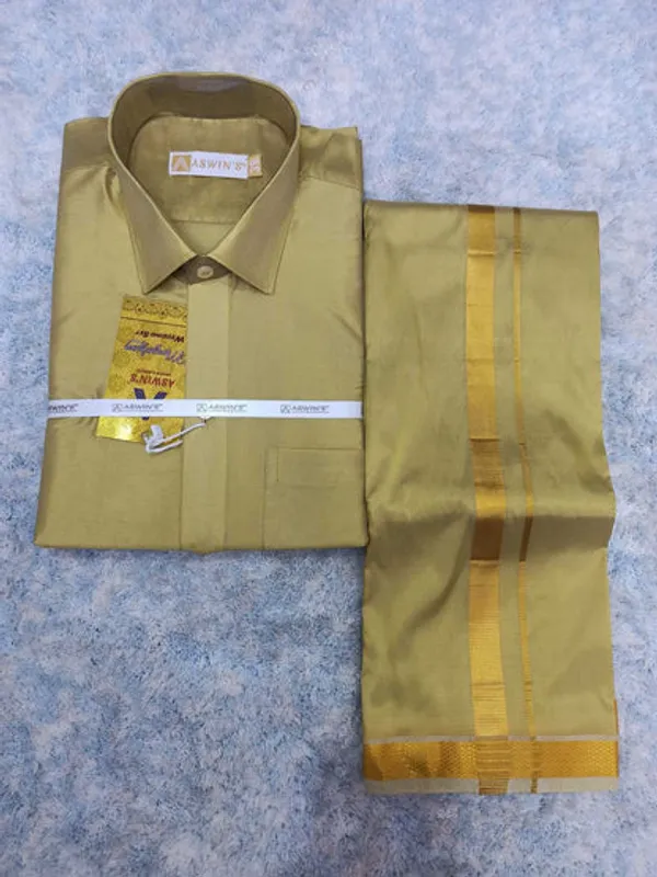 Art_Silk_Dothi_Set_Shirt_Dothi_Kerchief_Belt_3_In_1_Small_Border