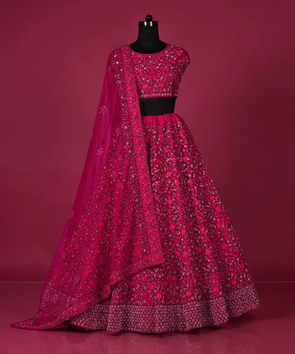 New_Wedding_And_Festival_Semi_Stitiched_Lehenga_Choli