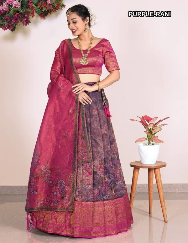 Latest_Semi_Stitched_Lehenga_Choli_With_Dupatta
