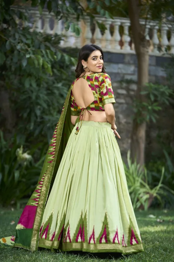New_Semi_Stitiched_Lehenga_Choli