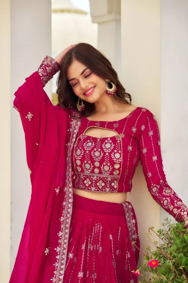 Readymade_Lehenga_Choli_With_Duppatta