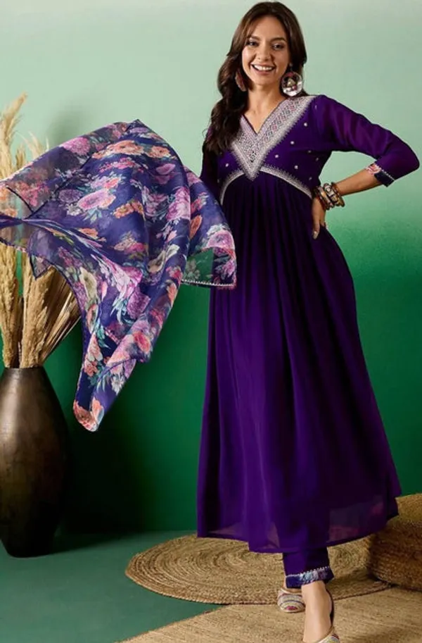 Latest_Readymade_Kurti_Set_With_Dupatta