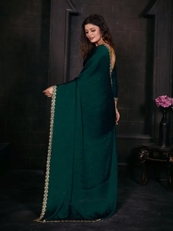 Georgette_Silk_Saree