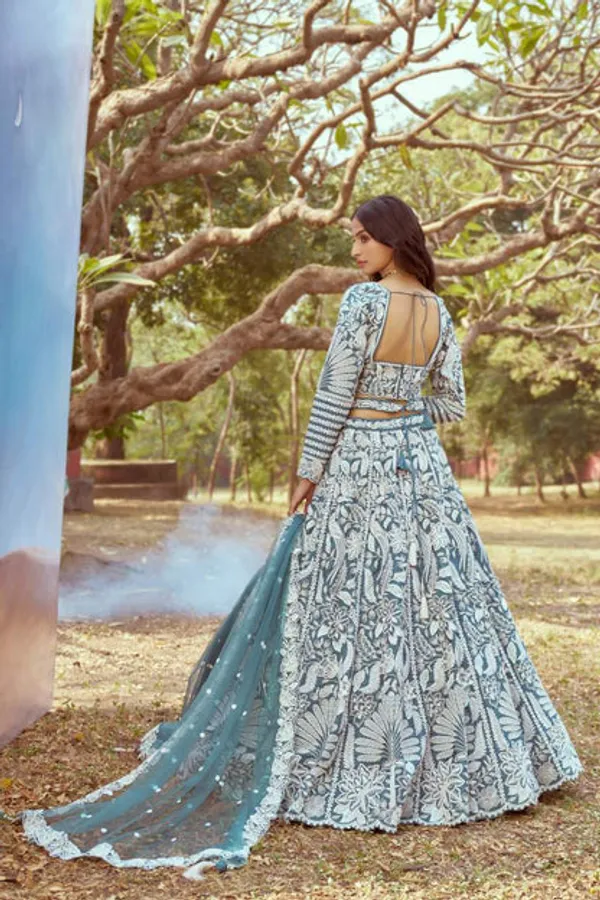Latest_Semi_Stitched_Lehenga_Choli_With_Duppatta