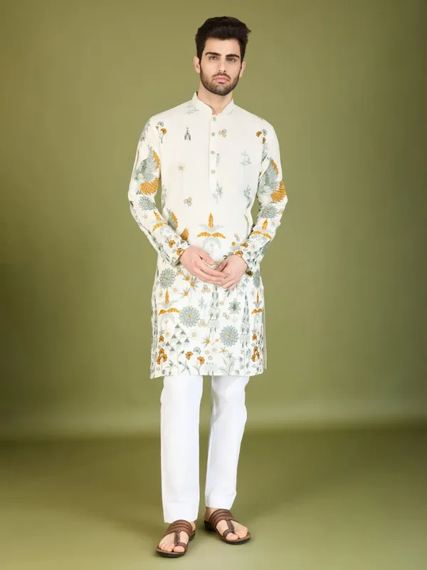 Traditional_Semi_Stitched_Kurta_Pyjama_Suits