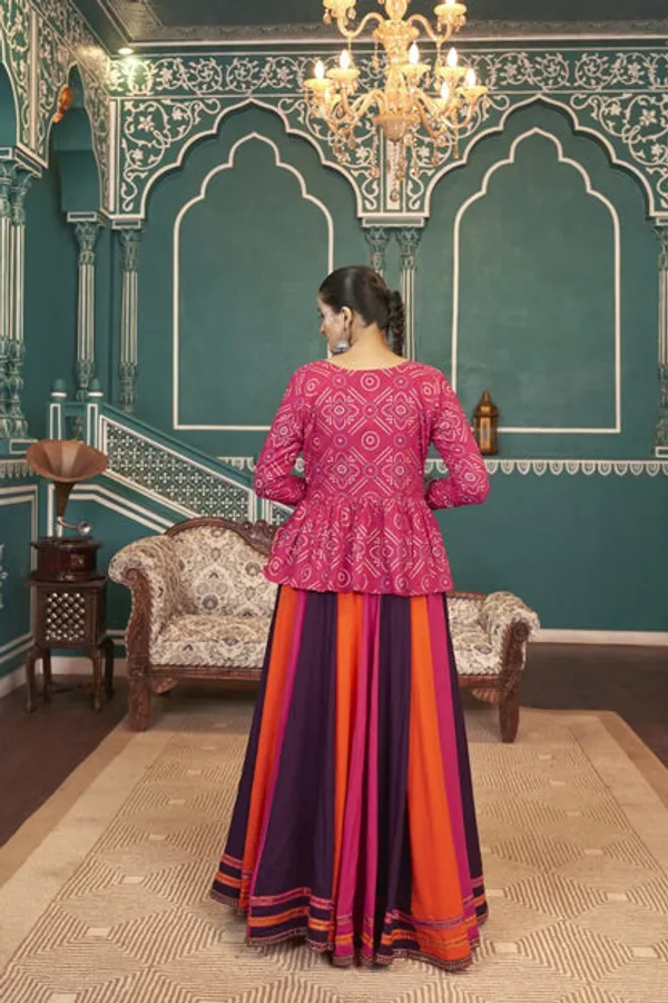 Latest_Semi_Stitched_Lehenga_Choli_With_Duppatta