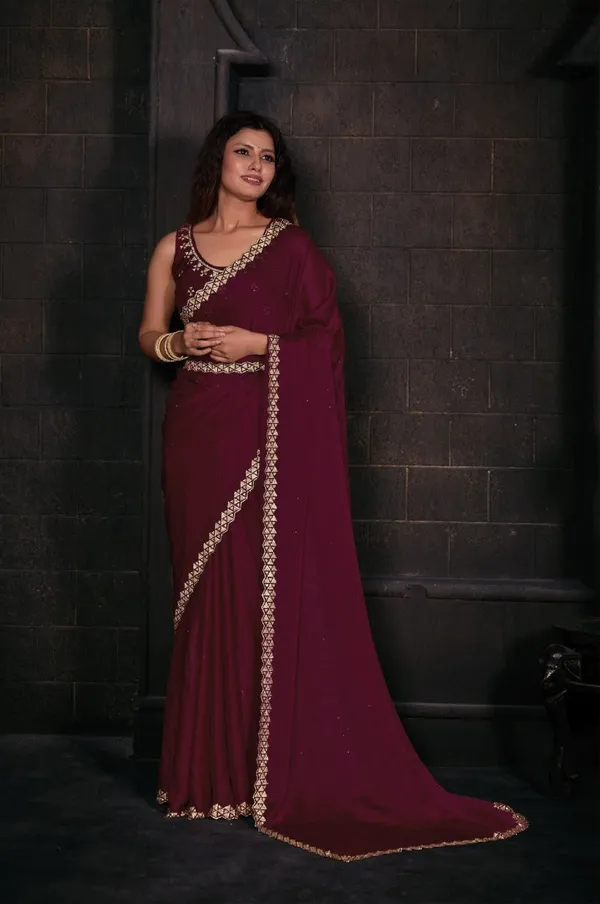 Georgette_Silk_Saree