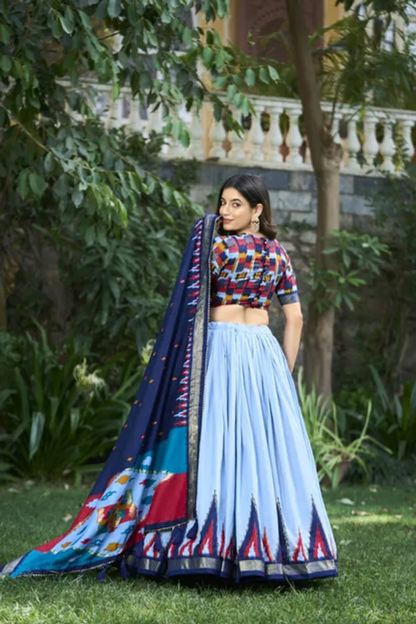 New_Semi_Stitiched_Lehenga_Choli