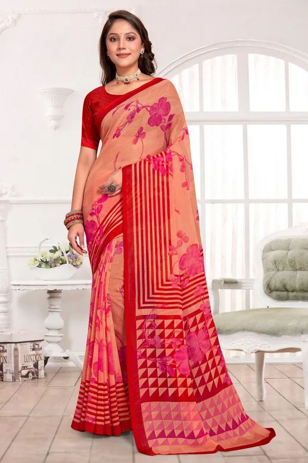 Georgette_Silk_Saree