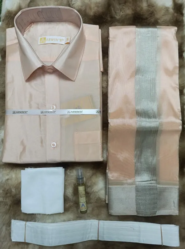 Art_Silk_Dothi_Set_Shirt_Dothi_Kerchief_Belt_3_In_1_Big_Border